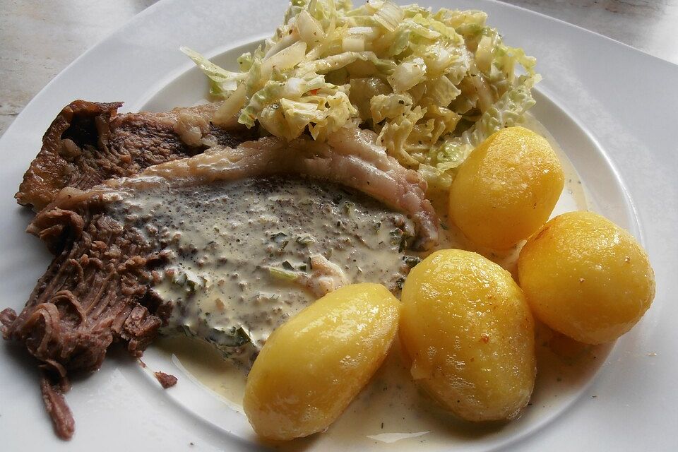 Brittas Rindersteak mit Käse - Sauce