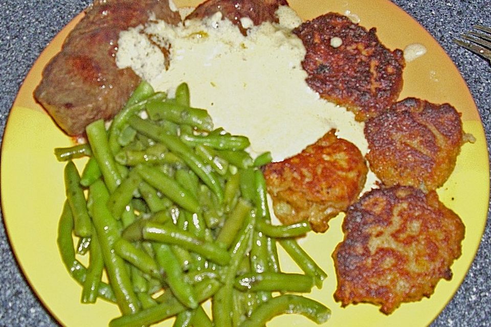 Brittas Rindersteak mit Käse - Sauce