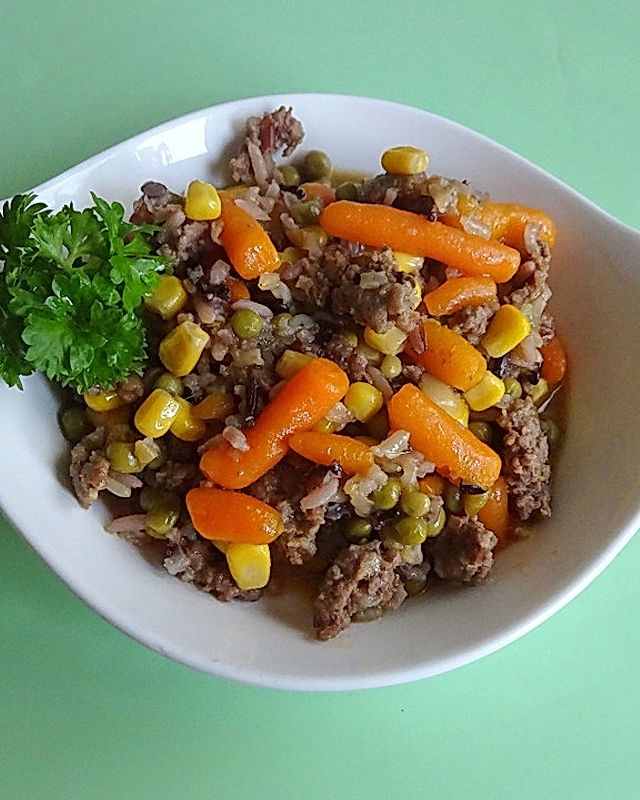 Gemüse - Hackfleisch - Reis