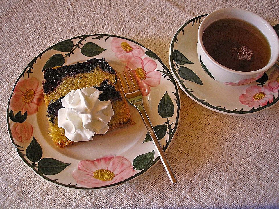 Heidelbeer - Vanille - Kuchen von Happiness| Chefkoch