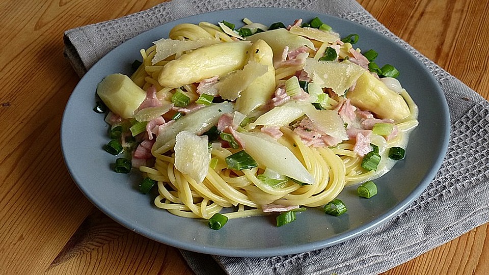 Spargelspaghetti von Sandybee
