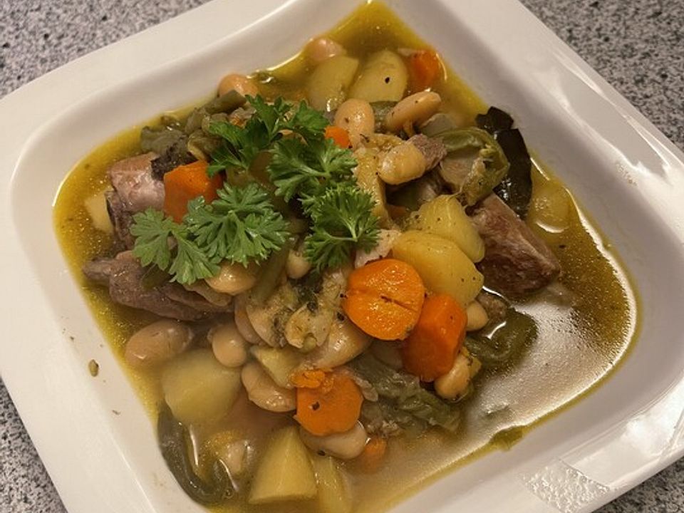 Grüne Bohnensuppe Mit Rindfleisch Ddr Rezept Grüne Bohnensuppe mit Rindfleisch| Chefkoch