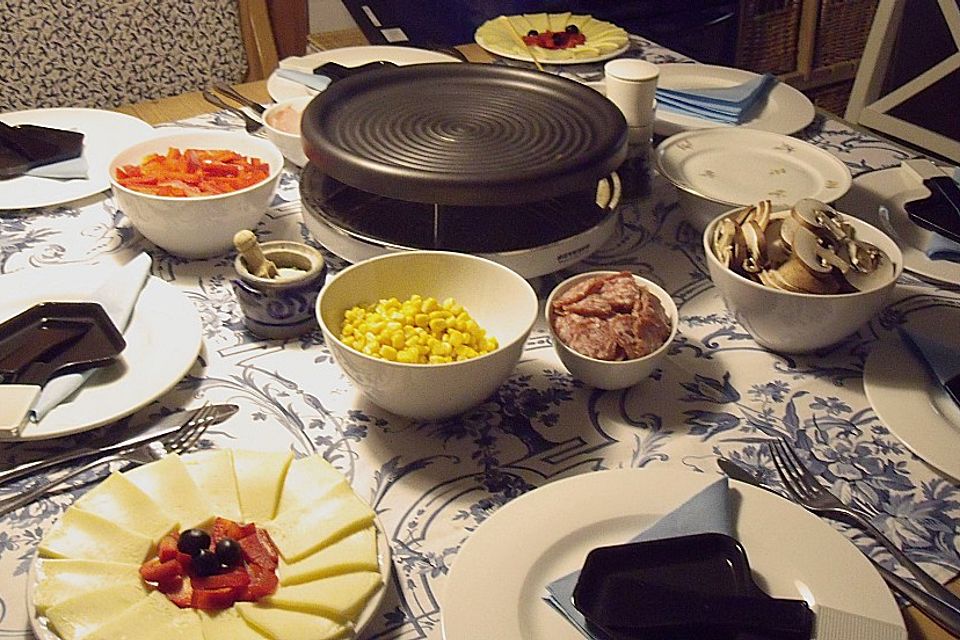 Raclette Variationen von Wiemy