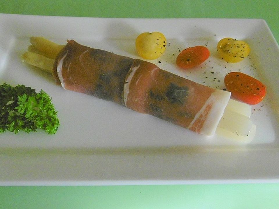 Schinkenröllchen mit Spargel von gabriele1105| Chefkoch