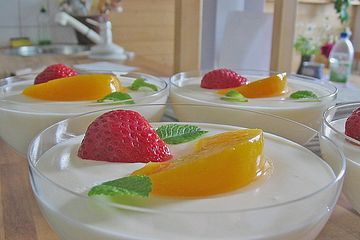Apfelsinen-Joghurtcreme