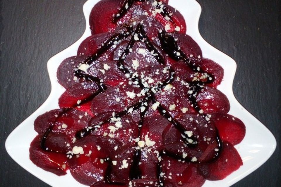 Rote Bete Carpaccio mit Parmesan