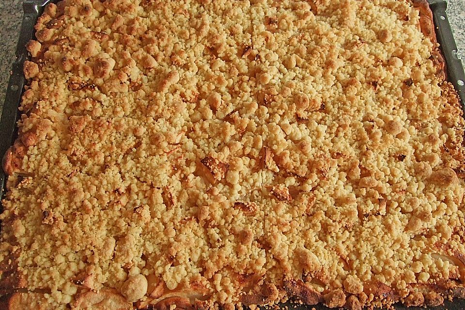 Apfelkuchen aus Quark - Öl - Teig Apfelkuchen aus Quark - Öl - Teig