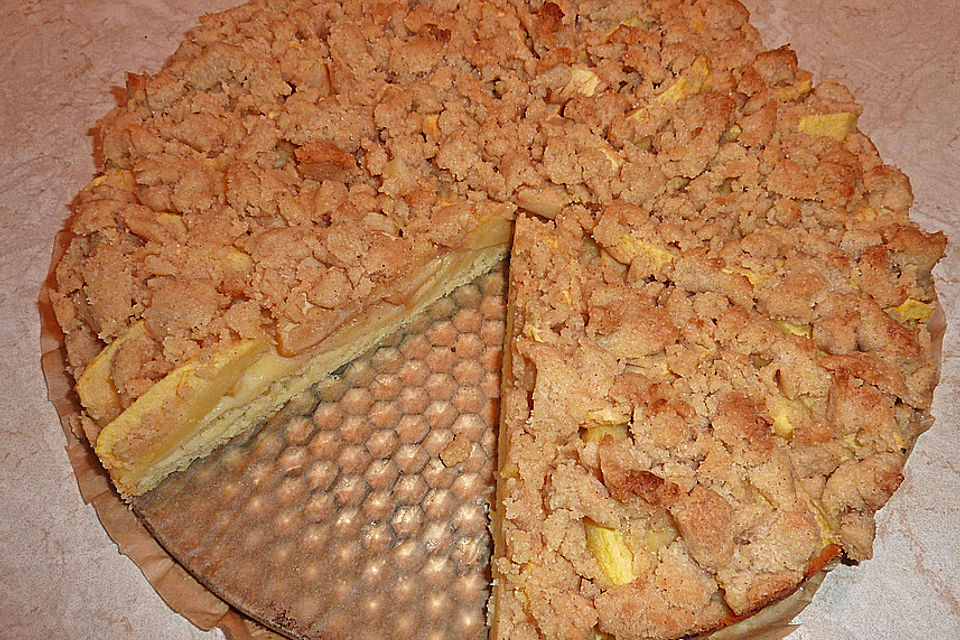 Apfelkuchen aus Quark - Öl - Teig Apfelkuchen aus Quark - Öl - Teig