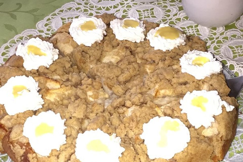 Apfelkuchen aus Quark - Öl - Teig Apfelkuchen aus Quark - Öl - Teig