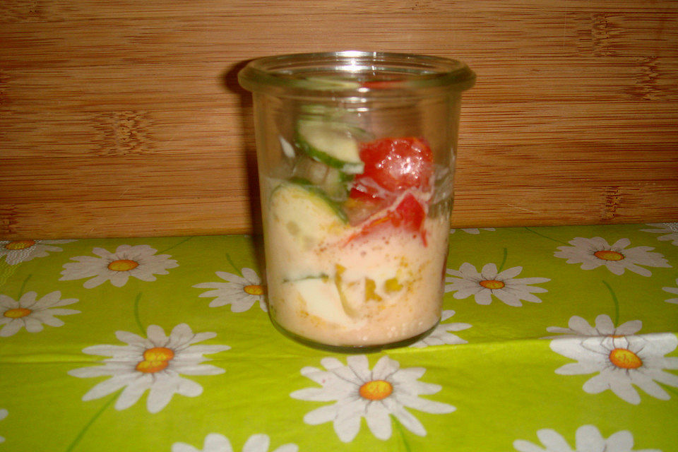 Salatsauce für grünen Salat