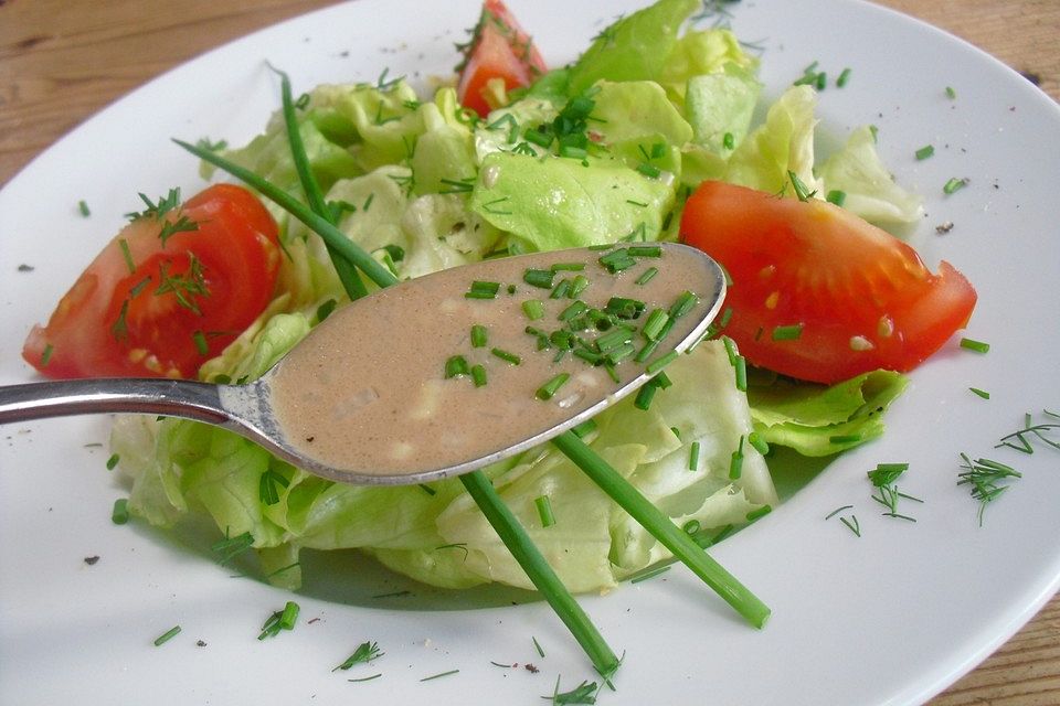 Salatsauce für grünen Salat