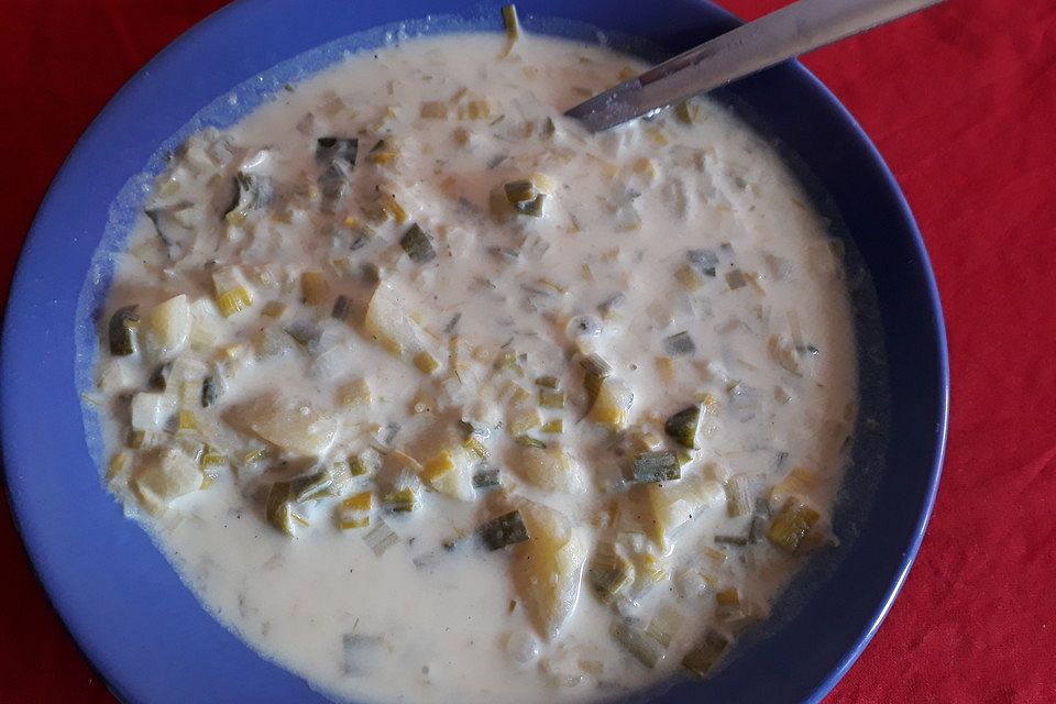 Kartoffel - Porree - Suppe