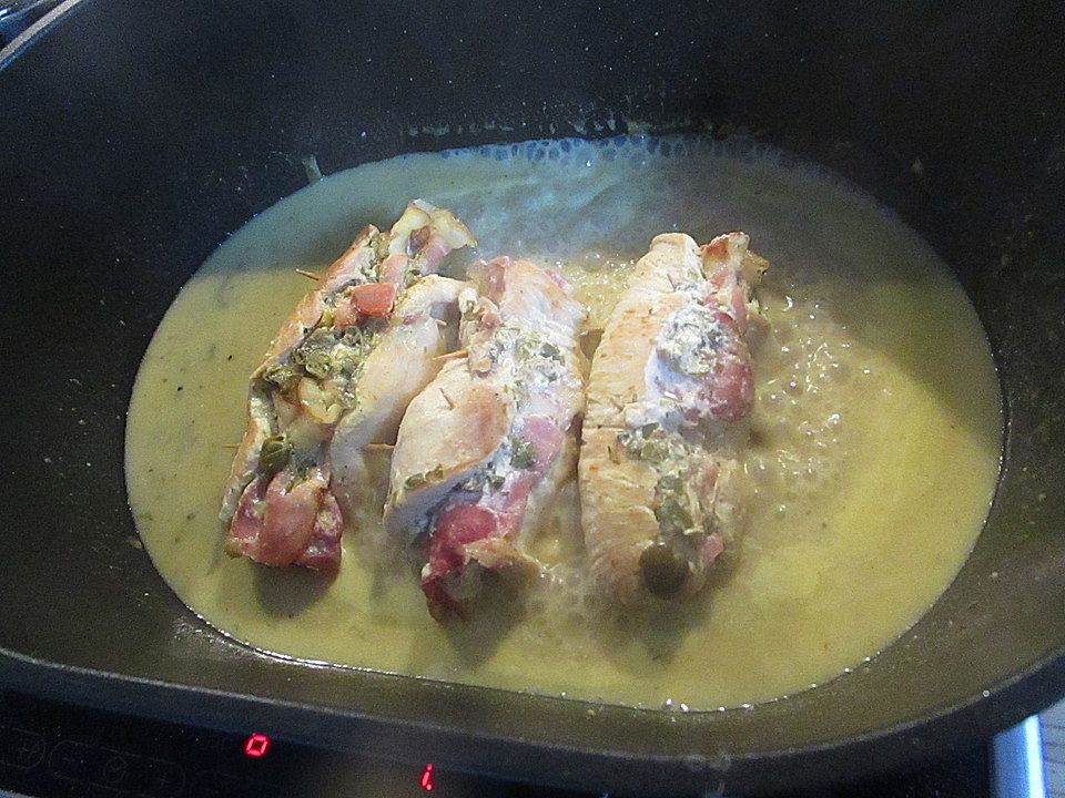 Putenschnitzel mit Senf - Kapern - Soße von Mandelbach| Chefkoch