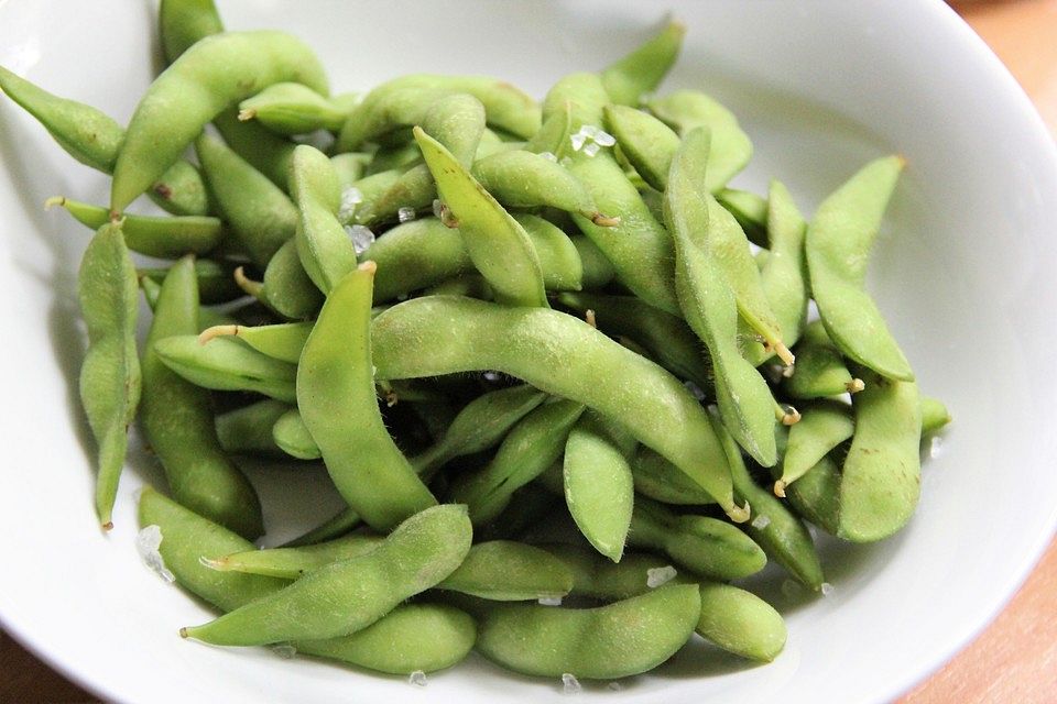 Edamame - grüne Sojabohnen