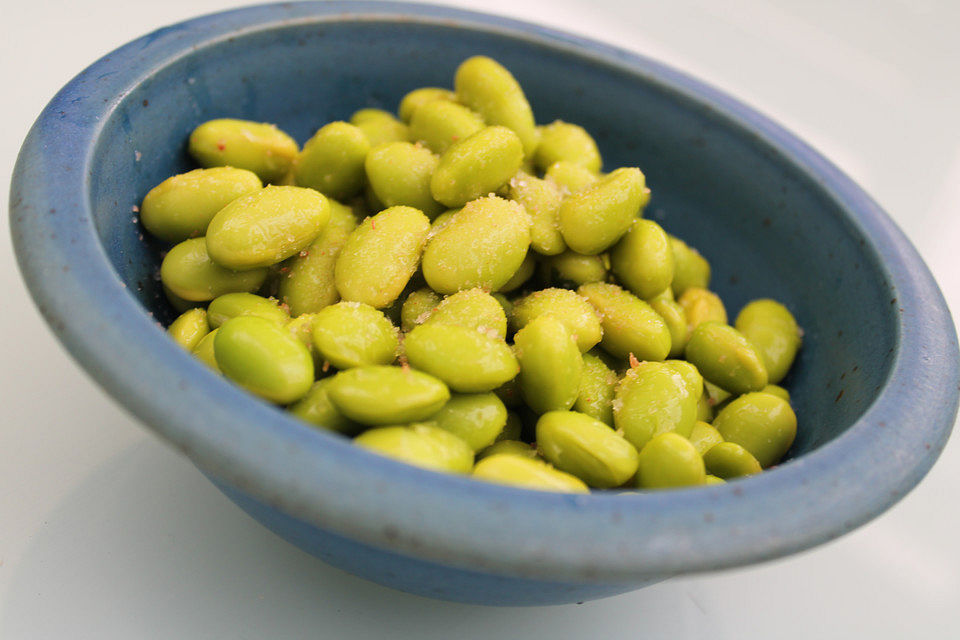 Edamame - grüne Sojabohnen