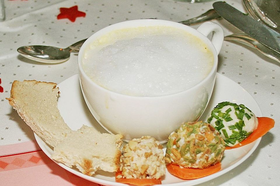 Carottes au lait mit Forellentrüffeln Carottes au lait mit Forellentrüffeln