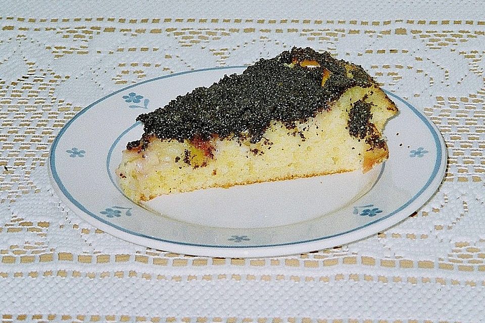 Zwetschkenkuchen mit Mohn