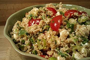 Couscous - Salat mit Tomaten und Feta