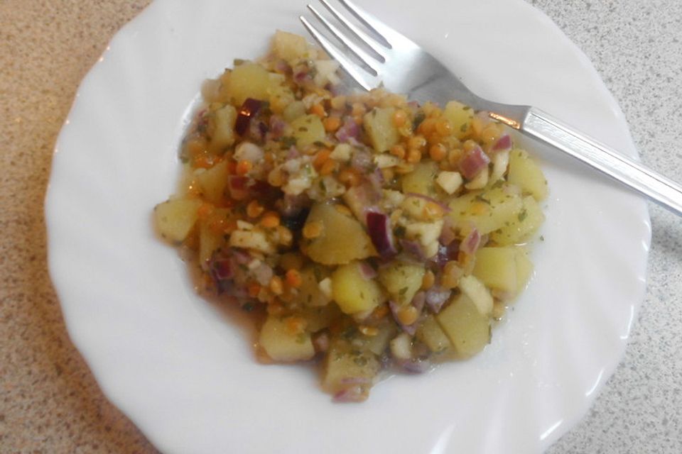 Linsen - Kartoffelsalat