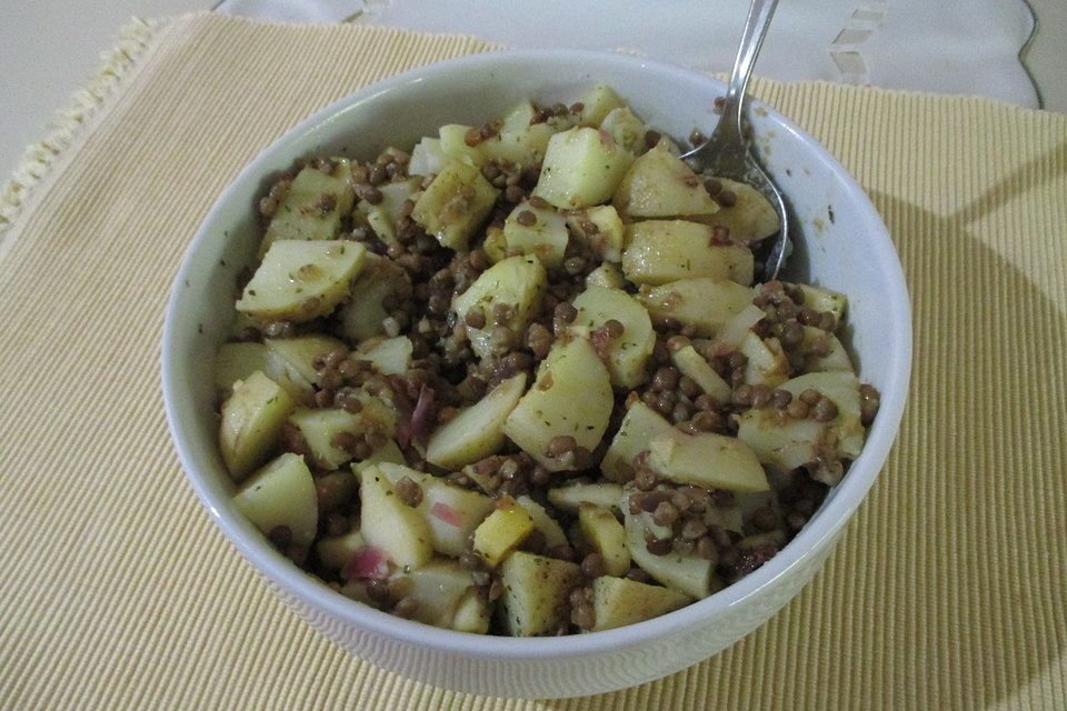 Linsen - Kartoffelsalat