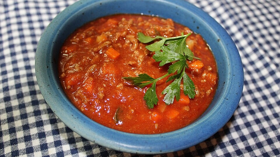 Bolognese-Sauce mit geriebenen Möhren| Chefkoch