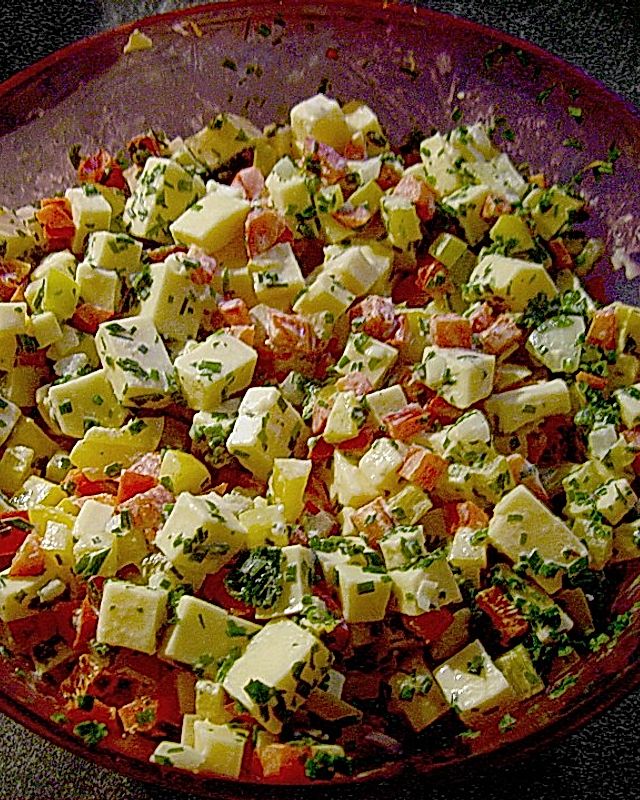 Paprika - Gouda - Salat
