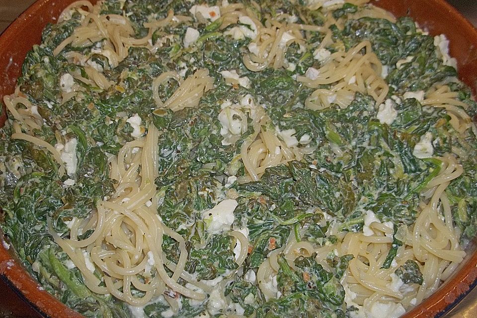 Spinat - Feta - Auflauf