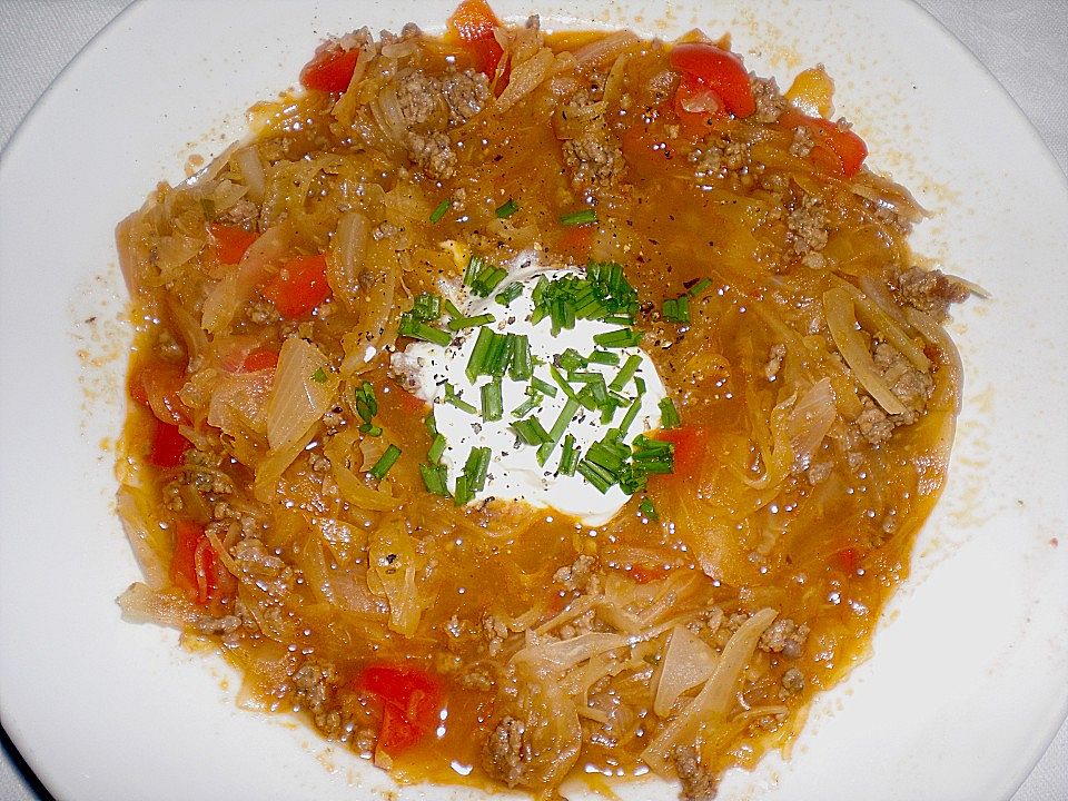 Leichte Sauerkrautsuppe ungarische Art| Chefkoch