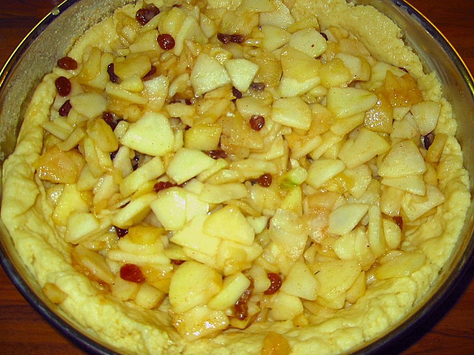 Apfelkuchen mit Rosinen und Zimt von bn1806| Chefkoch