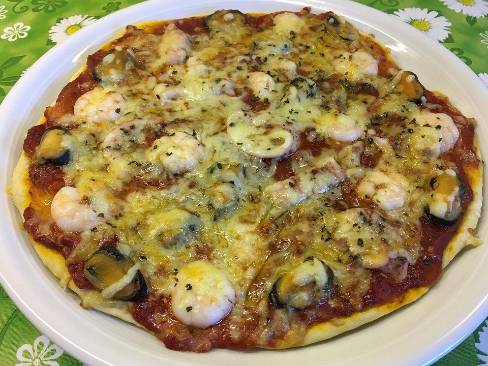 Was Gehört Auf Eine Pizza Frutti Di Mare Pizza Frutti Di Mare | Chefkoch