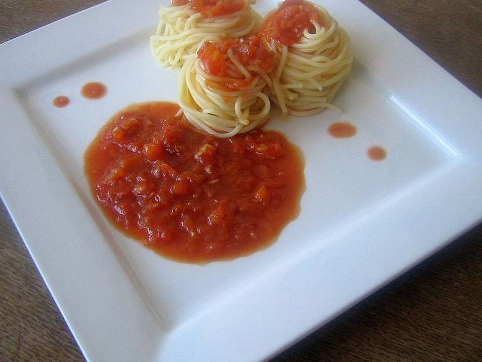 Einfache und frische Tomatensauce von lady_sandy | Chefkoch