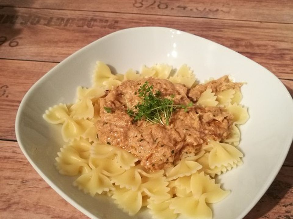Thunfisch - Schmand - Pasta von mjamm| Chefkoch
