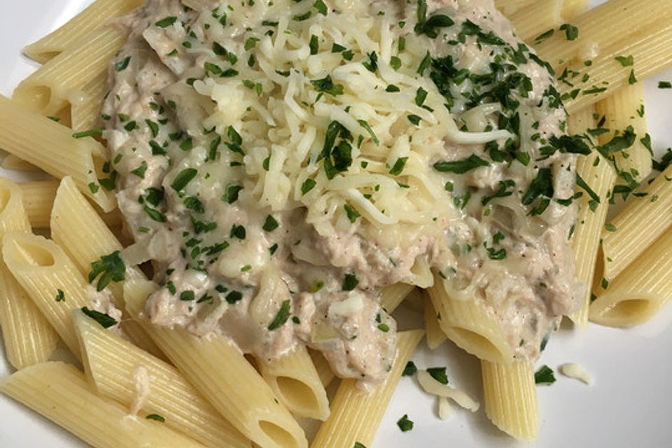 Thunfisch - Schmand - Pasta