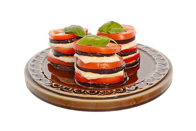 Auberginen – Mozzarella - Türmchen mit Tomaten von Callista| Chefkoch