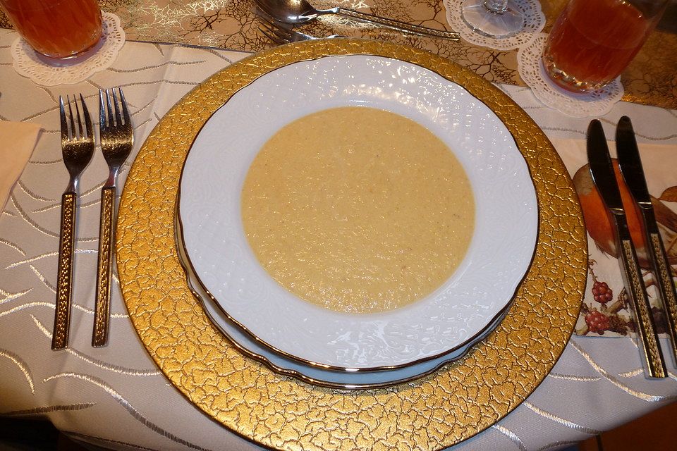 Steckrübensuppe mit Ingwer
