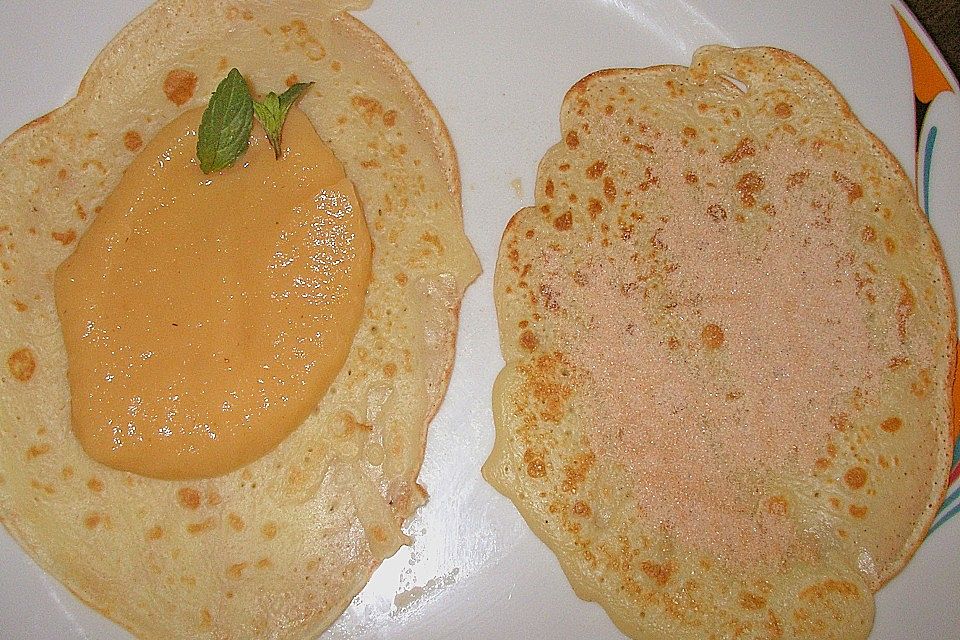 Kokos - Banane Pfannkuchen Kokos - Banane Pfannkuchen