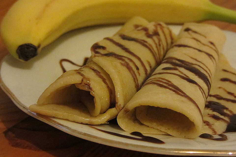 Kokos - Banane Pfannkuchen