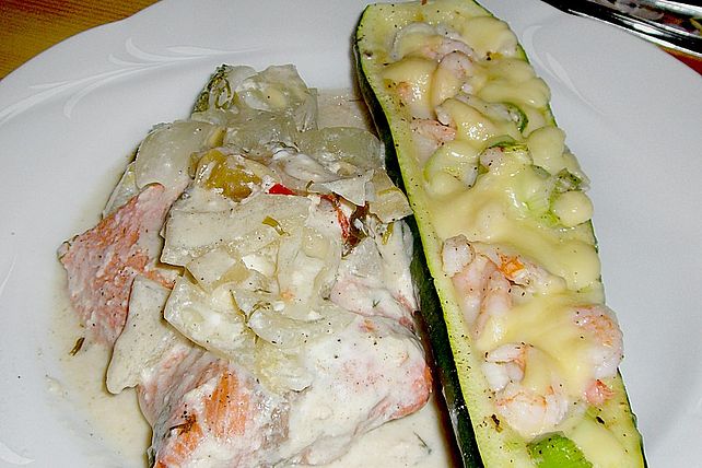 Lachs in Gurken - Dill - Sauce von tjessi| Chefkoch