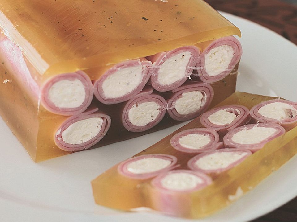 Fleischkäse - Meerrettichröllchen in Aspik von Wurstler1| Chefkoch Fleischkäse - Meerrettichröllchen in Aspik von Wurstler1| Chefkoch