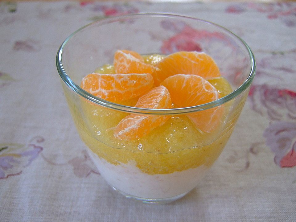 Joghurtmousse mit Orangen von Annika1184| Chefkoch