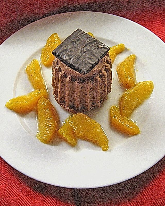 Orangen - Schokoladen - Parfait