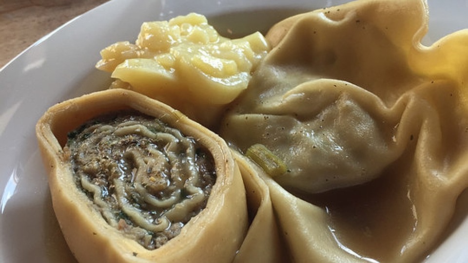 Selbstgemachte Maultaschen Von Lissylucky Chefkoch 