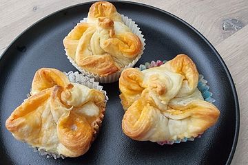 Herzhafte Blätterteig - Gehacktes - Muffins