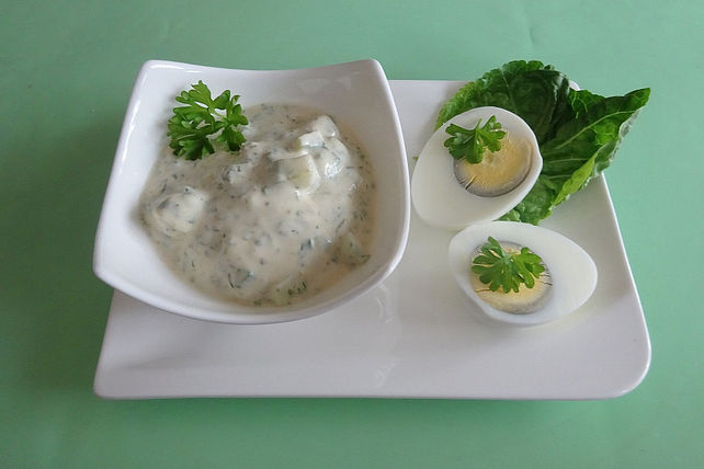 Eier mit feiner Kräutersauce von Marga0610| Chefkoch Eier mit feiner Kräutersauce von Marga0610| Chefkoch