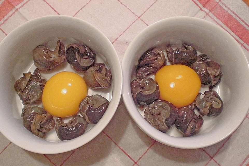 Schneckenpfännchen gratiniert