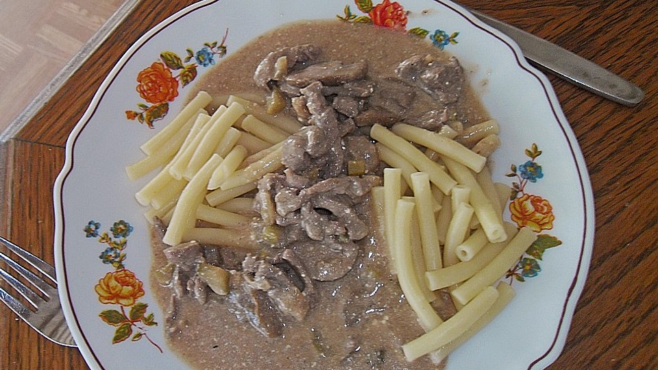 Boeuf Stroganoff Von Mausepuppe Chefkoch 