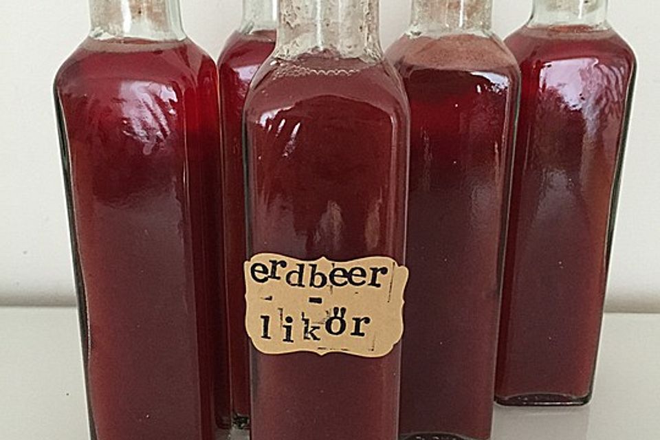 Erdbeerlikör Erdbeerlikör