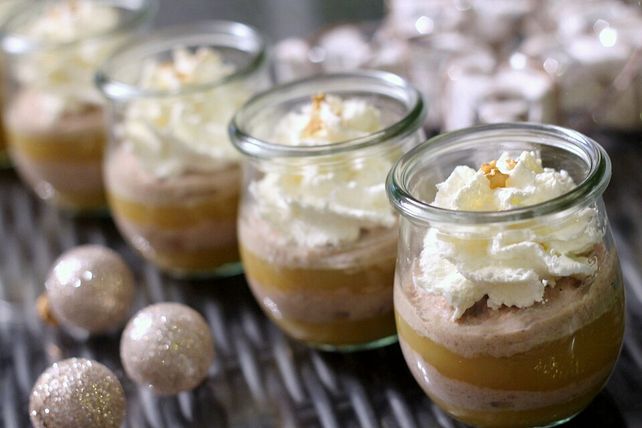 Maronenmousse mit Orangengelee von bushcook| Chefkoch