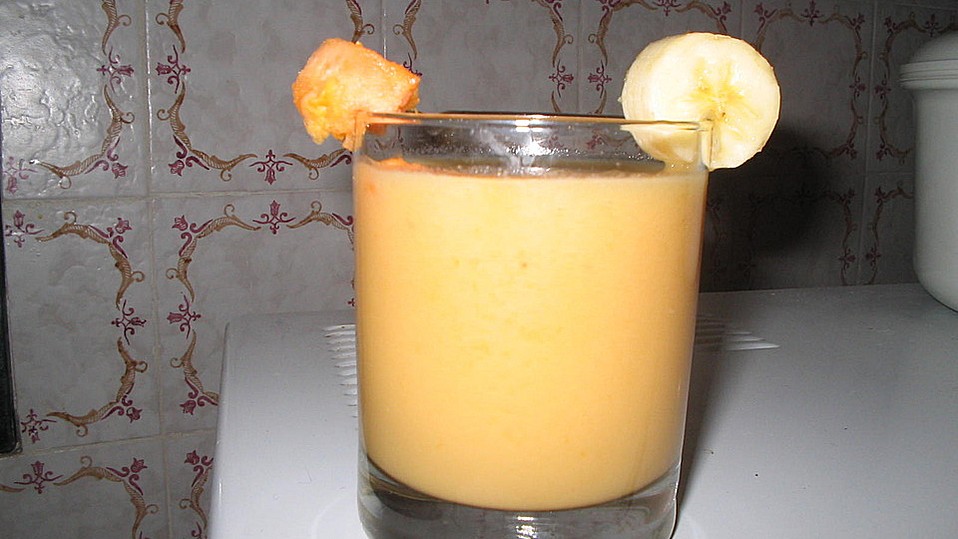 Papaya - Bananen - Smoothie von chefkoch Papaya - Bananen - Smoothie von chefkoch