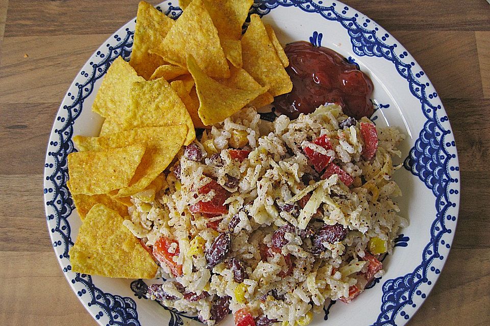 Mexikanischer Reissalat